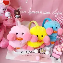 Новинка года Зима наушники для женщин женские милые наушники волосы теплые студент мультфильм стерео небольшой утка уха Теплее