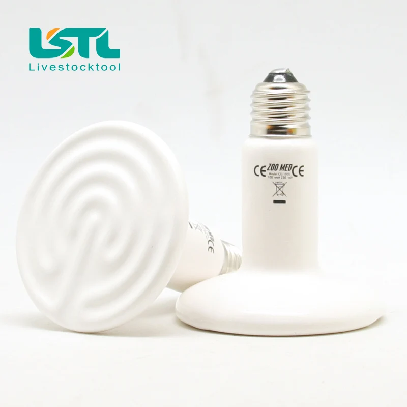 

Hot Mini Ceramic Infrared Heat Lamp Warm Quality Light Bulb For Small Pet Reptile Brooder 25W 50W 75W 100W 220-230VD20