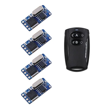 

Top Quality Small Relay Remote Control System 3.7V 4.5V 5V 6V 7.4V 9V 12V Miniature Receiver Normally Open Closed 315MHZ New