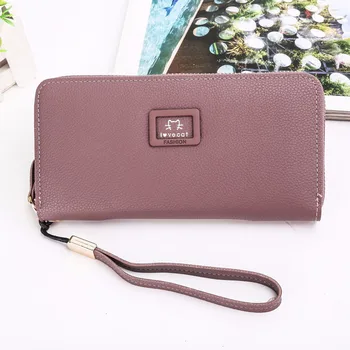 

8PCS / LOT New Fashion Girls Purse Wallet Female Famous Brand Money Holder Phone Pocket Gifts for Women Leather Handbag