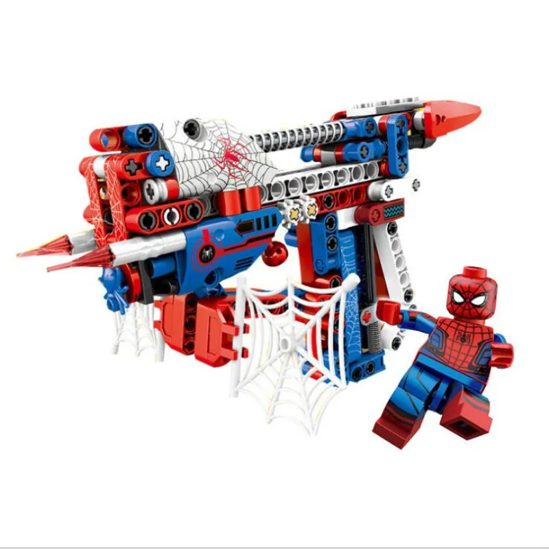 

Hero Building Blocks gun Sets Assembled Models gun Playmobil Educational DIY Bricks For Children Toys 12 Style Brinquedos