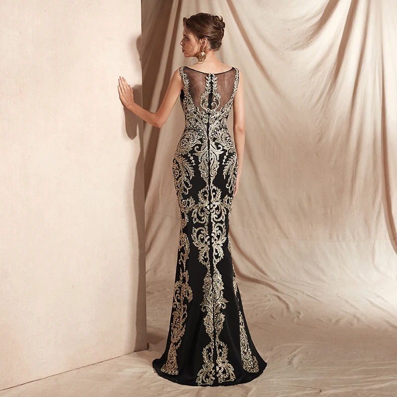 Вечерние платья Forevergracedress нового дизайна 2019 прозрачные русалки без рукавов и с