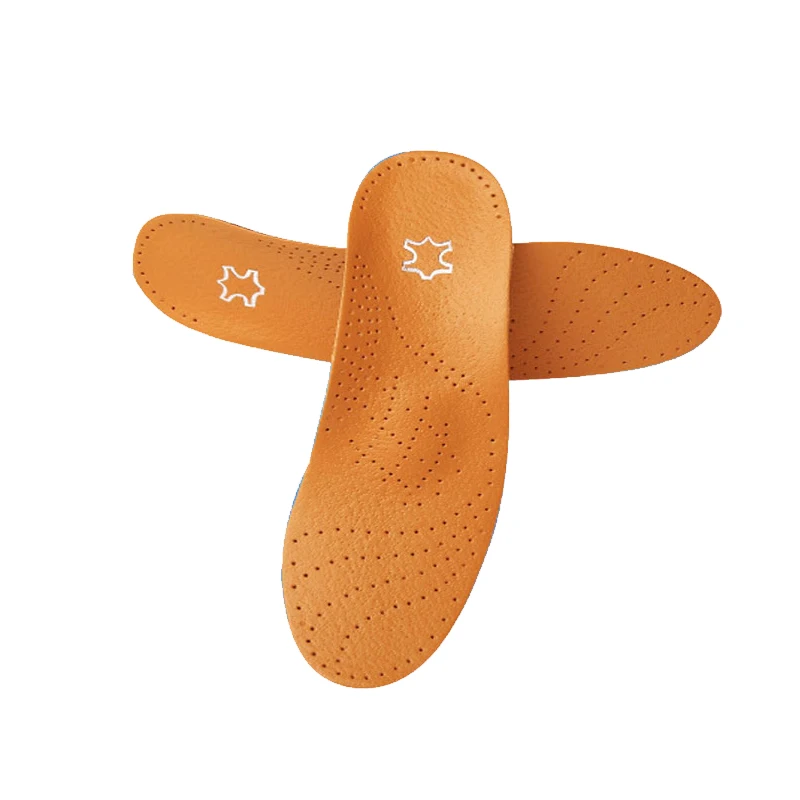 Orthopedic Insoles For Shoes Soles Inserts Flat Foot Arch Support Corrector Emulsion Cushions Men Women Shoe Insole Pad Leather