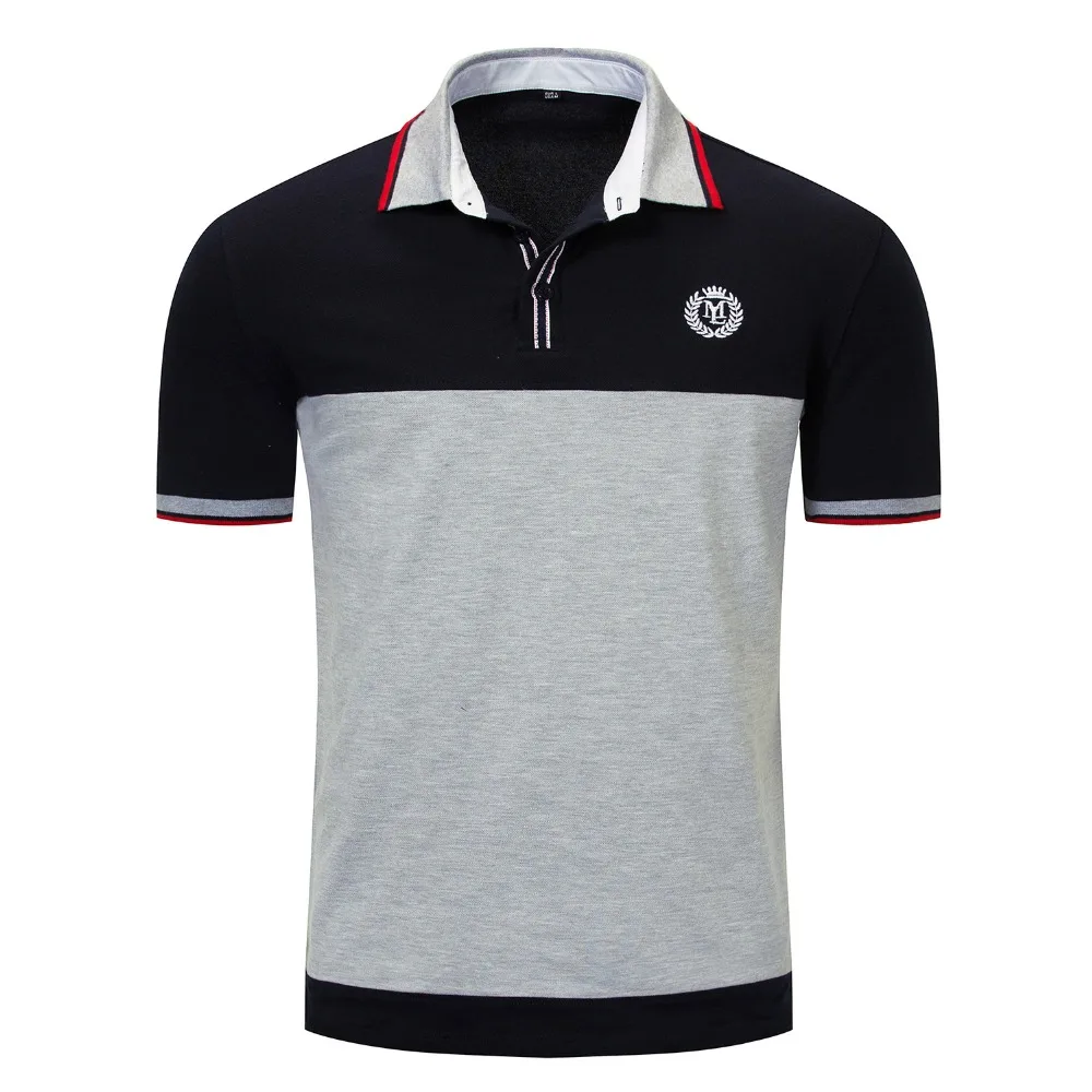

2018 New Spring and summer Men's POLO shirt Men's turtleneck shirt