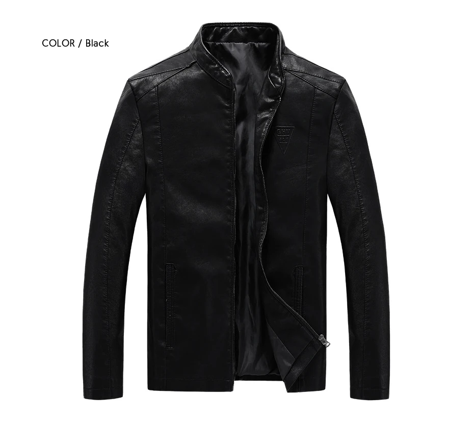 leather coat men