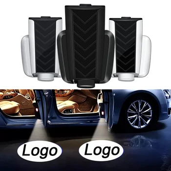 

2pcs Wireless Led Car Door Welcome Laser Projector Logo Ghost Shadow Light for Dacia Dodge Skoda Cadillac Seat Feat Toyota Kia