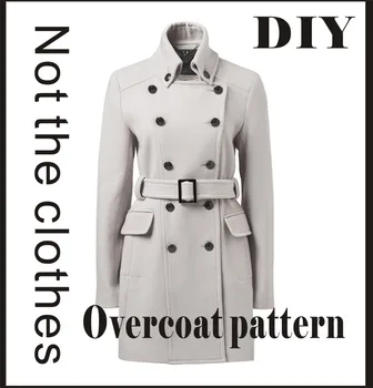 

McCall Pattern Clothing DIY Overcoat Sewing Pattern Coat Sewing Template Cutting drawing BFY-8
