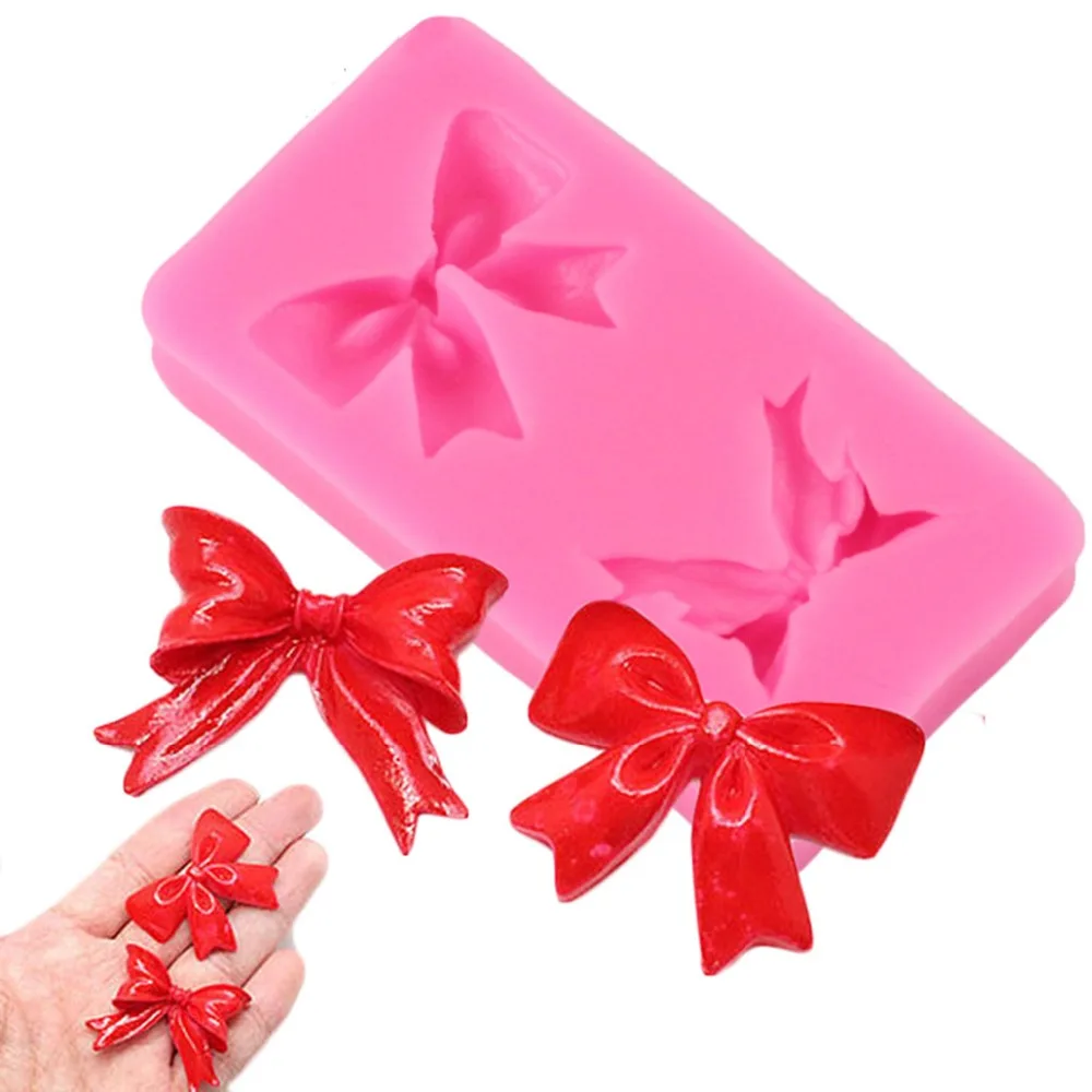

Bow Tie Shape Silicone Cake Mold 3D Sugarcraft Fondant Cake Chocolate Molds DIY Cake Decorating Tools