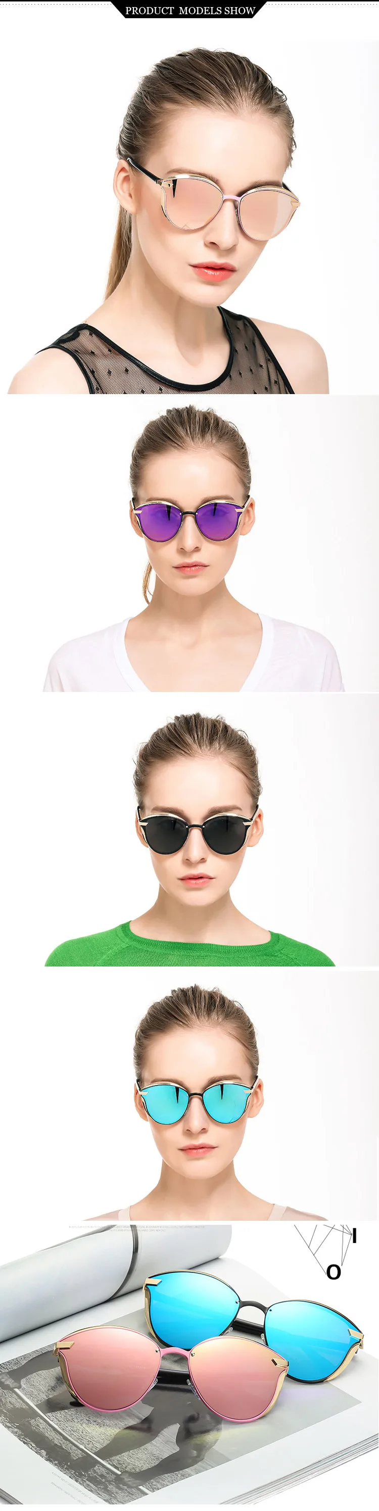 FZKYNY роскошные женские поляризованные солнцезащитные очки Женские Классические Винтажные Солнцезащитные очки авиаторы Ретро брендовые дизайнерские женские круглые очки