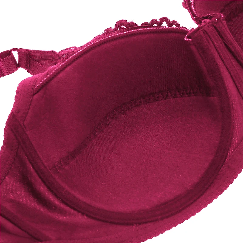 D E Cup Plus Size Bra Sexy Lace Bras For Women Fashion Large Size Push Up Bralette Lingerie Ultrathin Brassiere Underwear