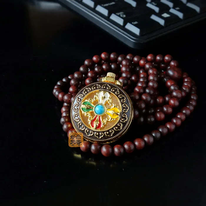 

Gawu box Buddha Pendant, high quality plating,Tibet national element metal crafts not fade and not rust