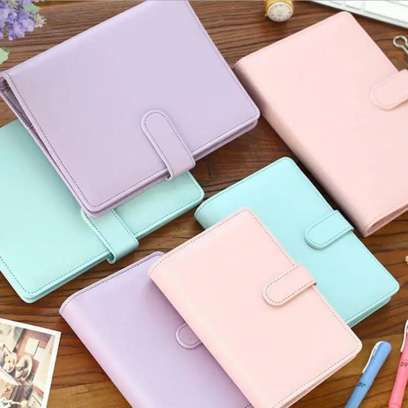 

Macaron A5 Loose-leaf Notebooks Stationery School Office Personal Notepad Agenda Organizer Diary Weekly Planner Gift