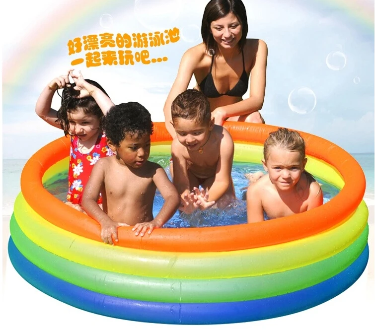 

Environmental inflatable swimming pool, wading pool rainbow of Victoria, portable outdoor children's swimming PVC Products