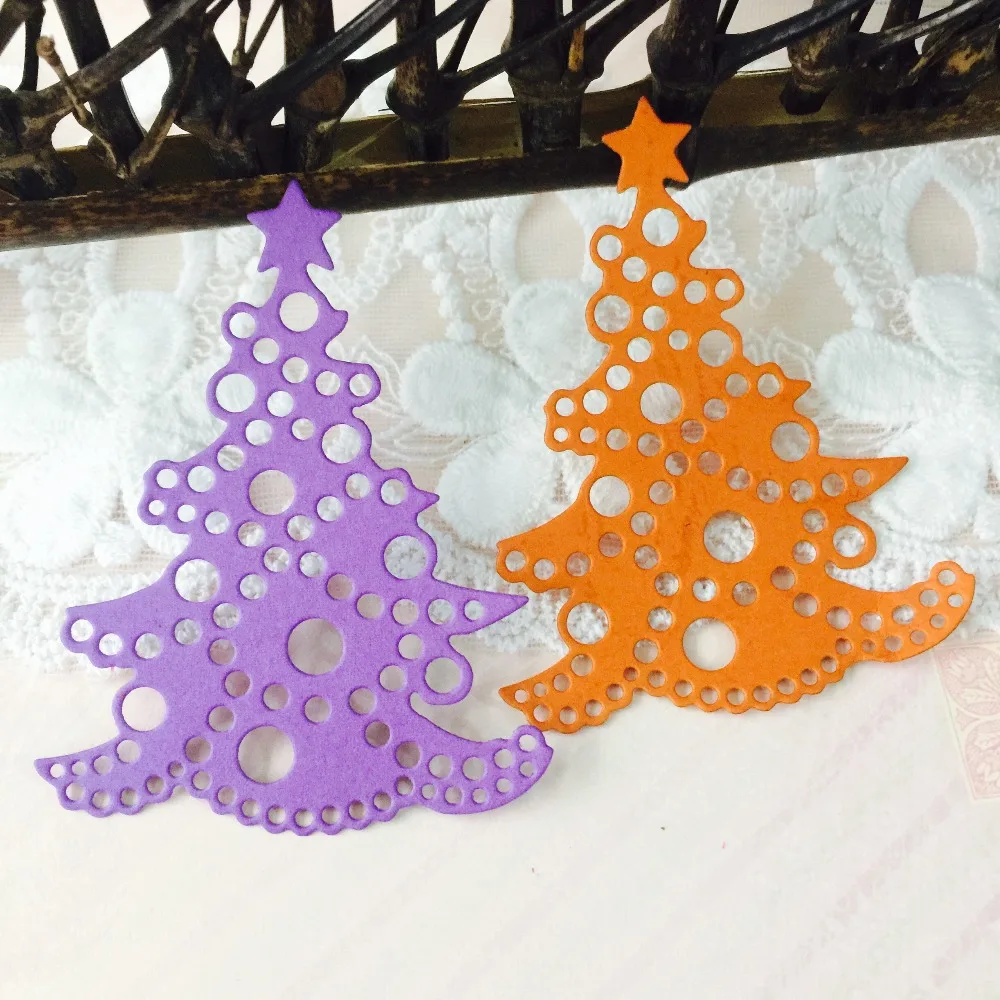 

Christmas Trees Metal Cutting Dies for Scrapbooking DIY Album Embossing Folder Paper Card Maker Template Decor Stencils Crafts