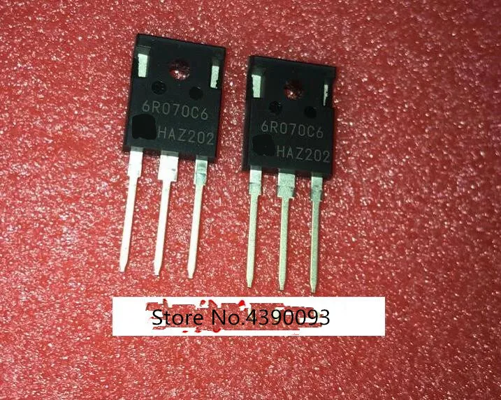 

10pcs/lot IPW60R070C6 60R070C6 53A 600V TO-247