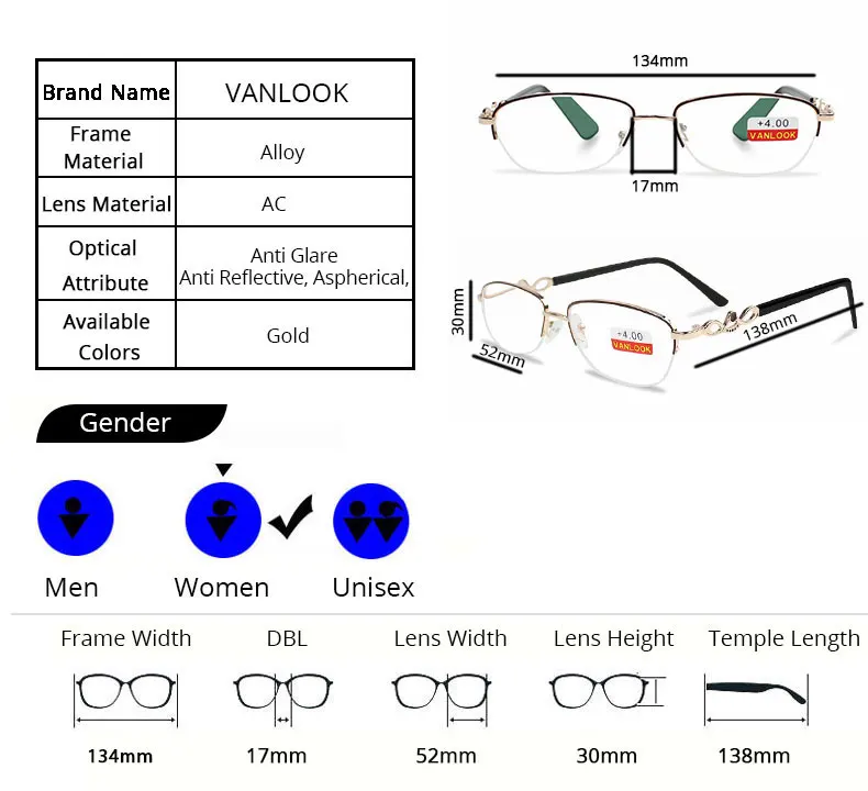 Женские очки для чтения, антибликовые очки для дальнозоркости, очки для дальнозоркости, женские очки+ 100 200 250