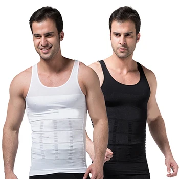 

Men's Slimming Body Shaper Waist Corset Tank Top Underwear Shapewear