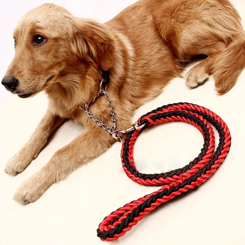 Buy 7Color Large Dogs Leash Training Chain Traction