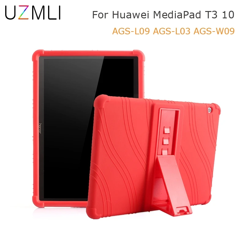 

Soft Case For Huawei MediaPad T3 10 Tablet Silicone Stand Cases For Huawei T3 9.6 inch Honor Play Pad 2 AGS-L09 AGS-L03 AGS-W09