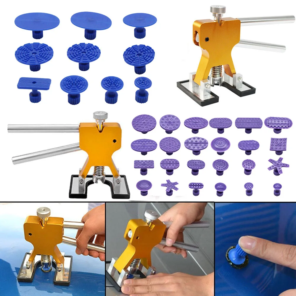 

Smooth Repair Tool Kit Set for Car Body Paintless Dent Repair Puller Lifter Hail Removal Suction Cups Dent Repair