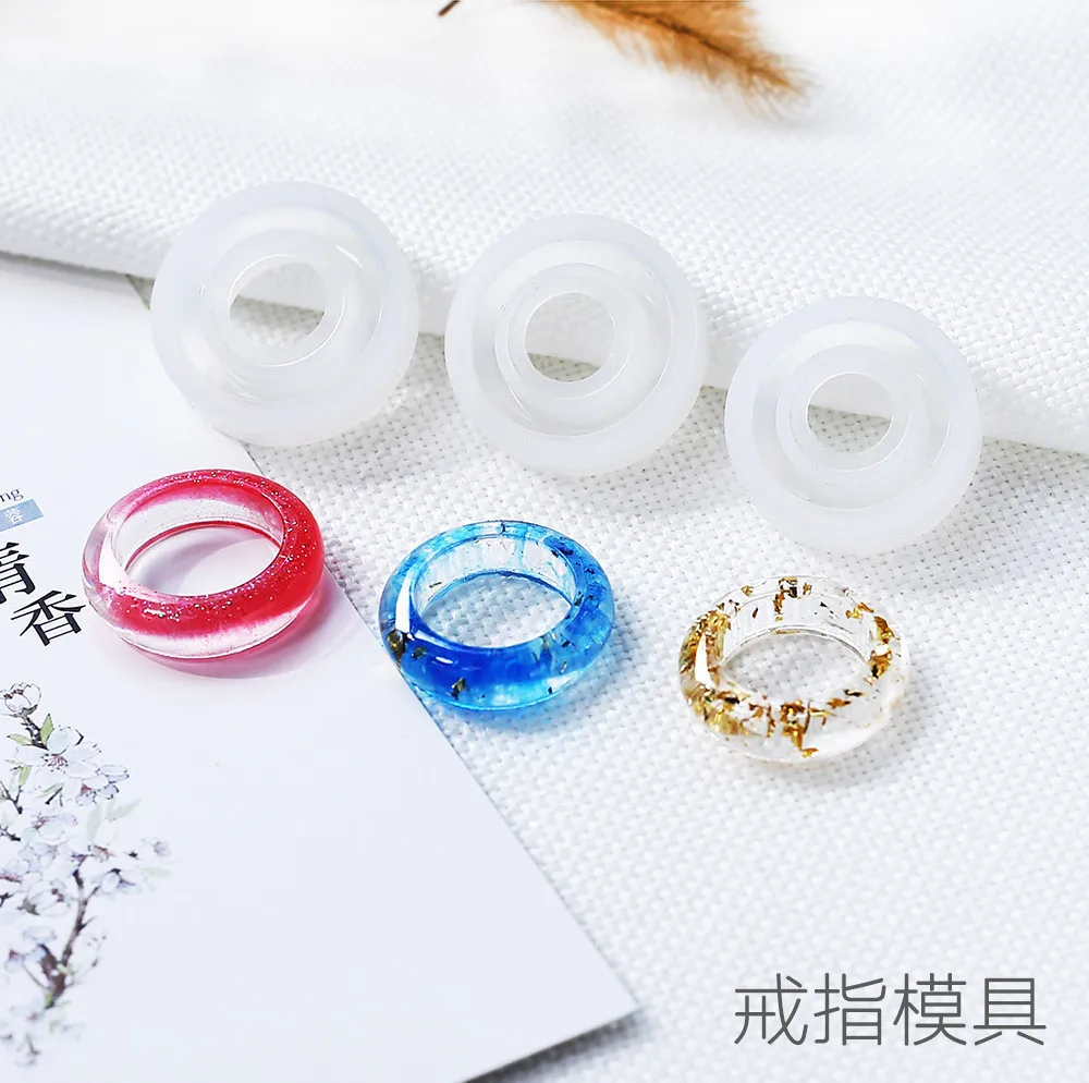 

Silicone Mold Smooth Ring for jewelry making Resin Silicone Mould handmade tool DIY Craft epoxy resin molds