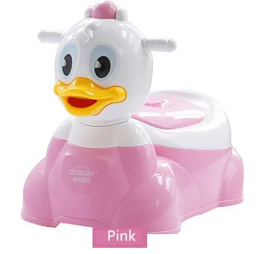 Plástico do Toalete da Criança do Bebê Crianças dos Desenhos Assento Crianças Treinamento Potty Verde Rosa Azul Animados Seat Cadeira 43*30*32cm 3 Assento plástico do toalete da criança do