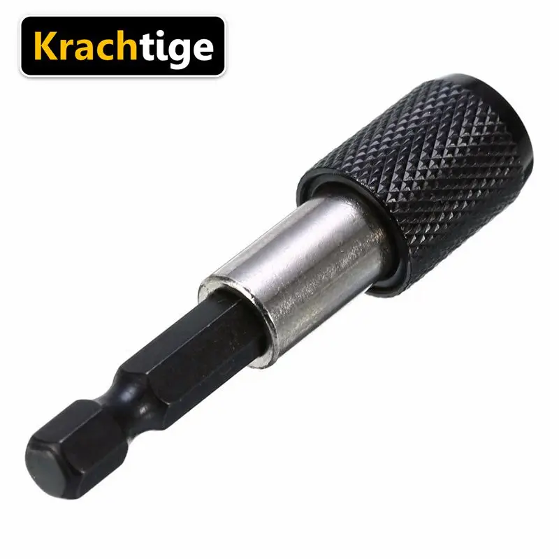 Krachtige 1/4 дюйма шестигранным хвостовиком Quick Release отвертка, держатель бит удлинитель 60 мм Мощность инструмент адаптер сверло