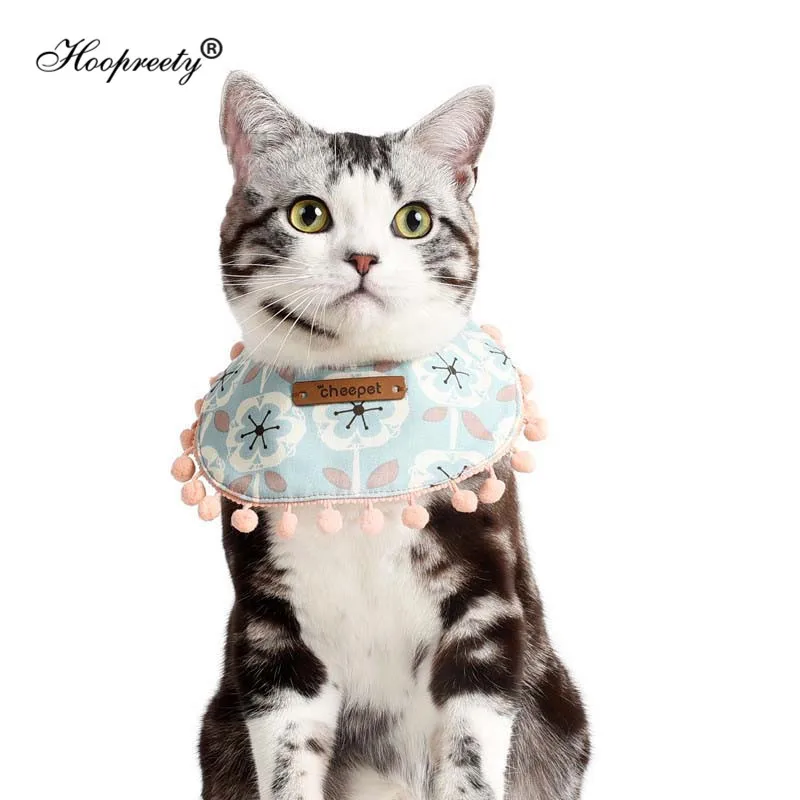 

S/M Petal-shaped Puppy Cat Bibs Kittens Collar Pet Ornament Towel Spring and Summer Square Scarf Neckerchief Pet Supplies 10E