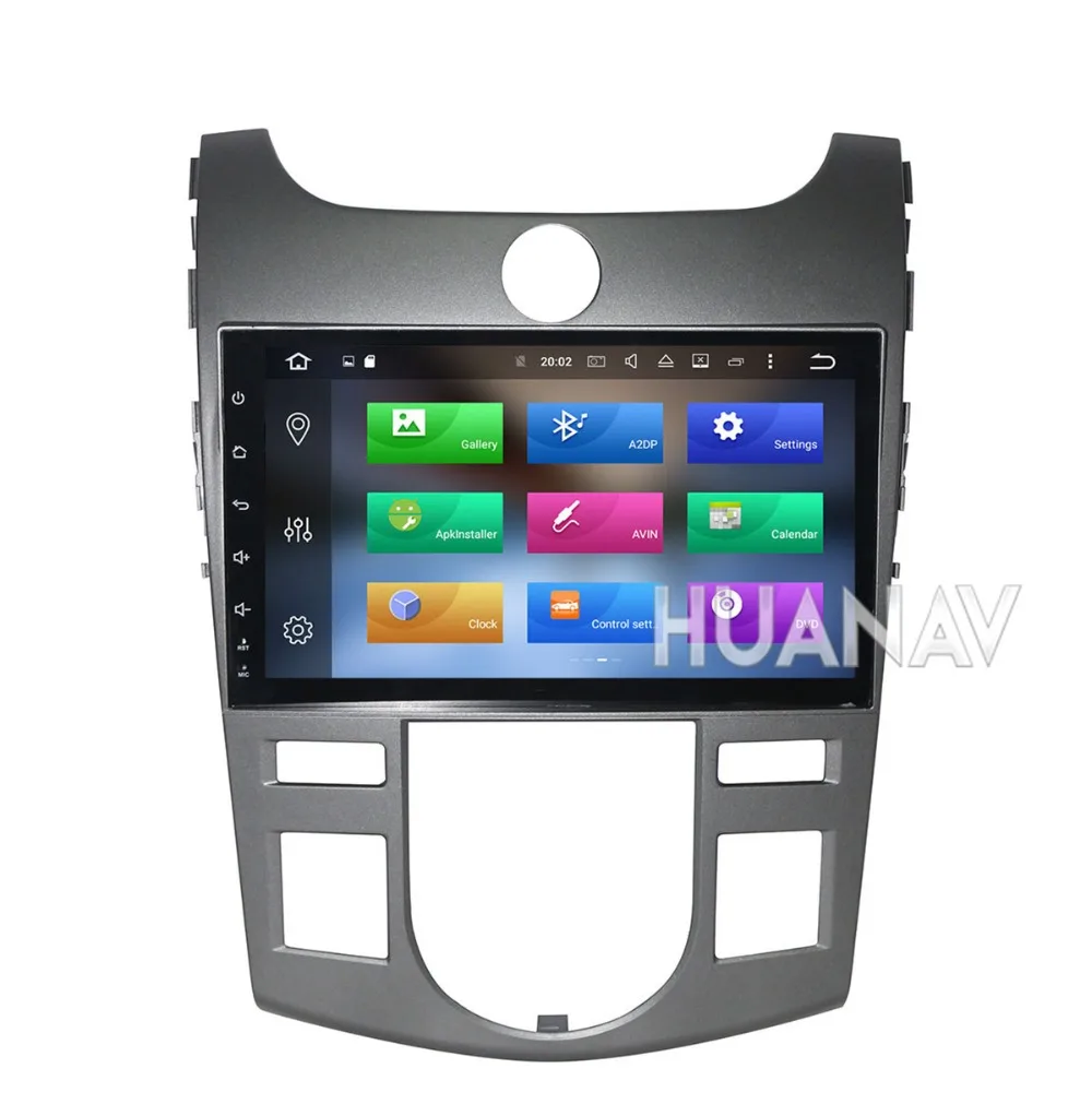 Top Car DVD Player GPS navigation For Kia CERATO/FORTE 2008-2012 multimidia headunit 1 DIN radio stereo Android 8.0 4GB+32GB 3