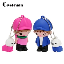 Usb флеш-накопитель на свадьбу, Детские флешки с героями мультфильмов, 4 ГБ, 8 ГБ, 16 ГБ, 32 ГБ, 64 ГБ, 128 ГБ, флеш-накопители Memoria Cle, USB карта памяти, подарки для детей