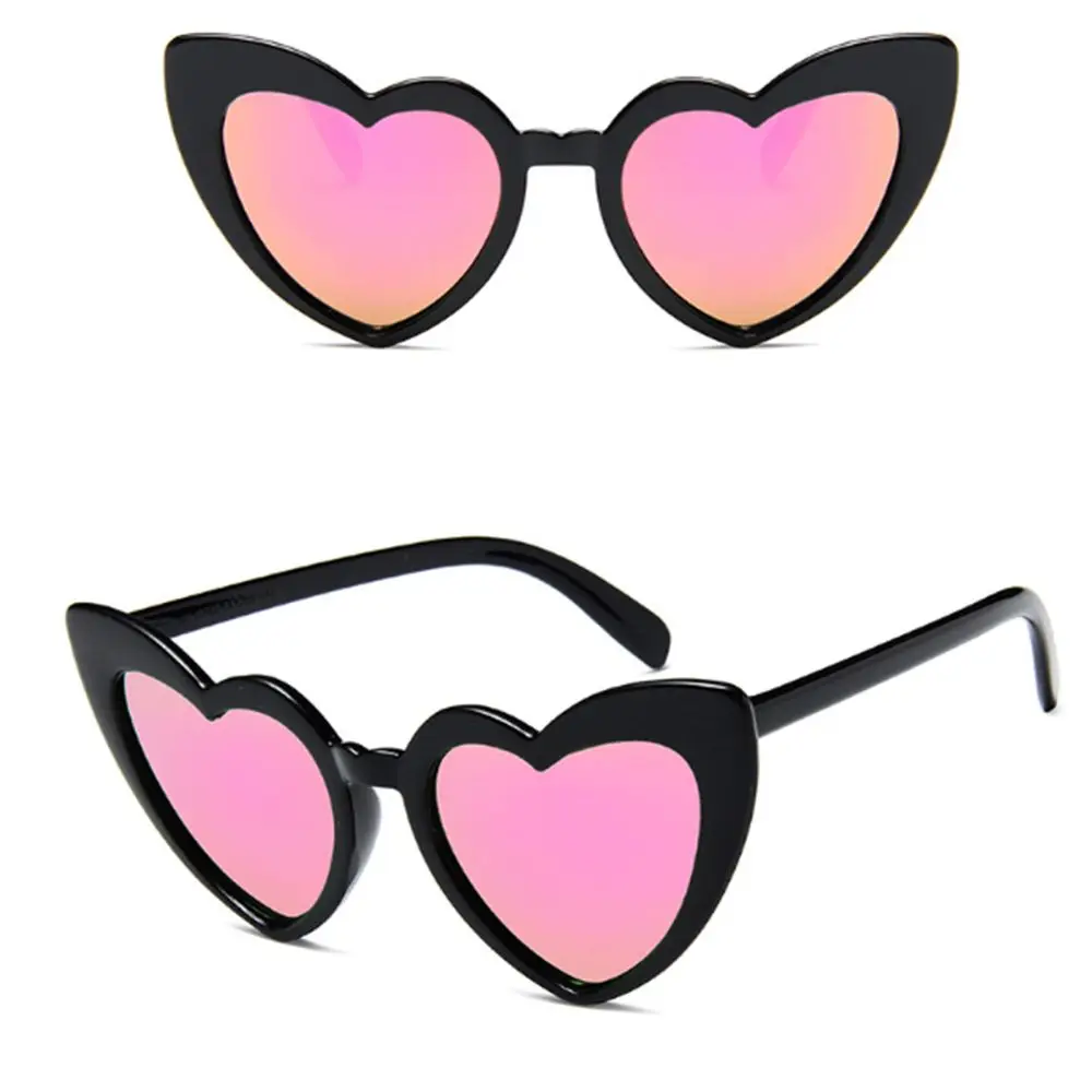 SEKINEW New Type High Quality Love Ladies Sunglasses Cute Heart Trend Heart-Shaped Glasses Driver Goggles Love Ladies Sunglasses