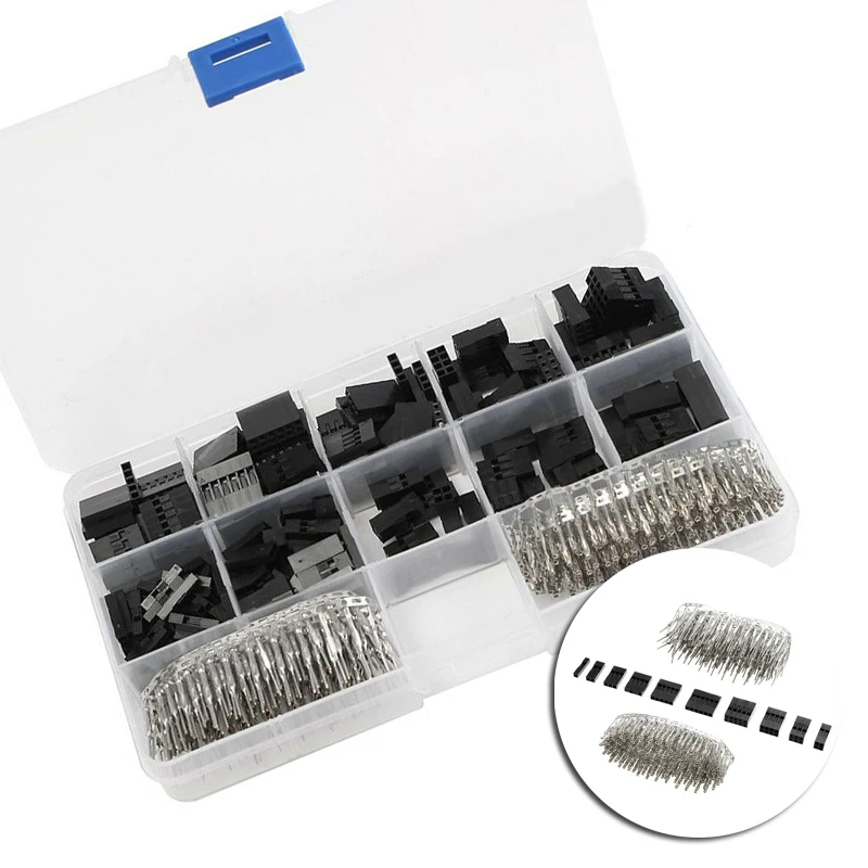 

Pin Connectors Header Jumper Terminal Dupont Crimp Housing Kit For Raspberry Pi Replacement Parts 2.54mm
