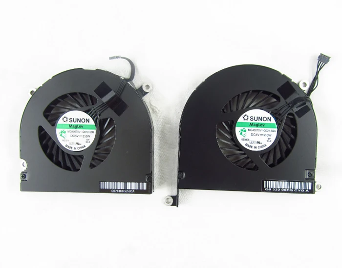 

A Pair of NEW Laptop CPU Cooling Fans for Macbook Pro 17 A1297 Fits Year 2009-2011 Left+Right