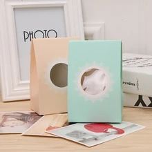 Выпечки пакет свежий зеленый светло-желтый кружева окна декоративные десертные сумки печенье конфеты для украшения подарочных упаковок