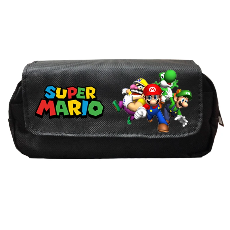 Чехол для карандашей Super Mario, для мальчиков и девочек, для хранения канцелярских принадлежностей, модные милые подарки для детей, красивая вместительная сумка для ручек