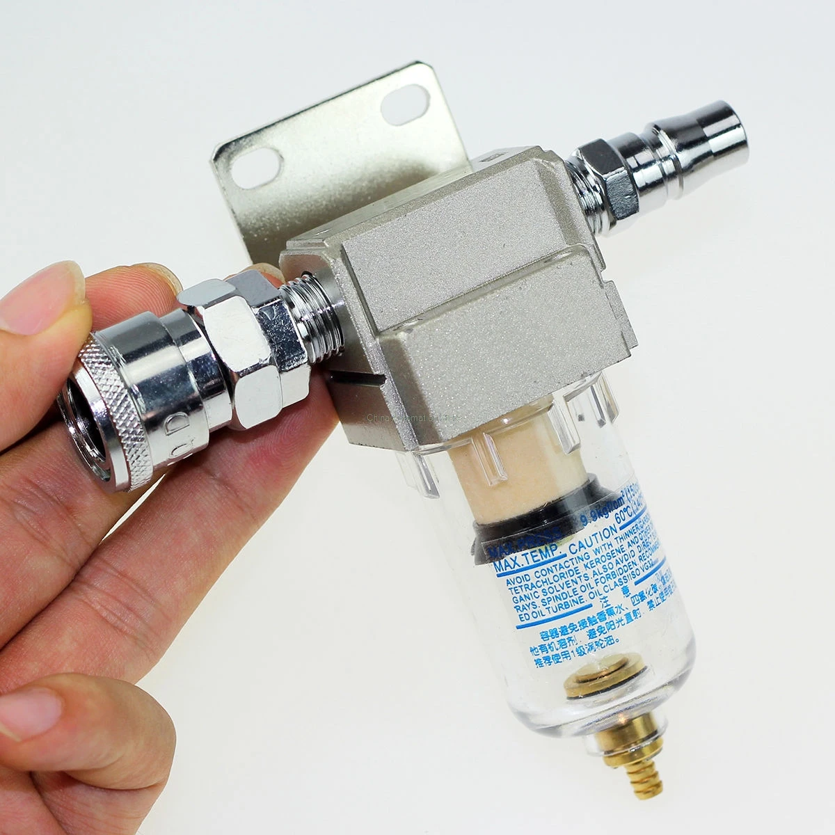 1/4" AF2000 02 Compressed Air Compressor In Line Moisture Water Filter