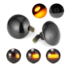 2 шт. светодиодный Динамический указатель Поворота Боковой габаритный светильник последовательный мигалка светильник боковой репитер для Land Rover Range Rover L322 2002-2012