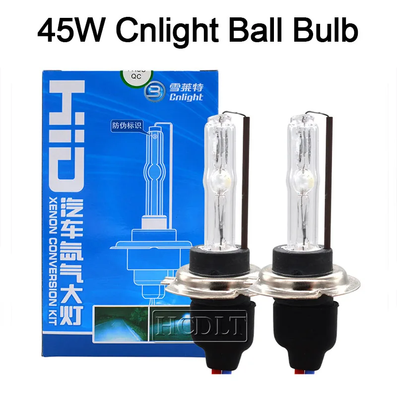 Hcdlt 45 Вт Cnlight H7 H1 H11 9005 HB4 HID ксеноновая лампа 4300 К 6000 Cnlight шарика в течение 45 Вт 55 Вт Автомобильные фары балласт HID комплект