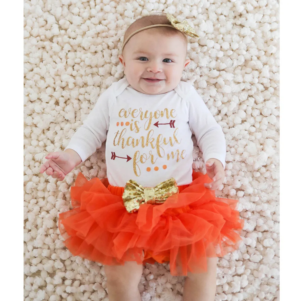 thanksgiving newborn outfit girl