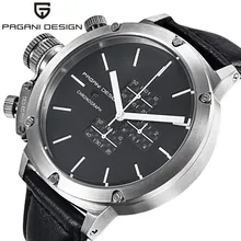 Pagani Conception Montres Hommes Marque De Luxe Multifonctions Quartz Montre Hommes Sport Montre-Bracelet de Plongée 30 m Militaire Montre Relogio Masculino