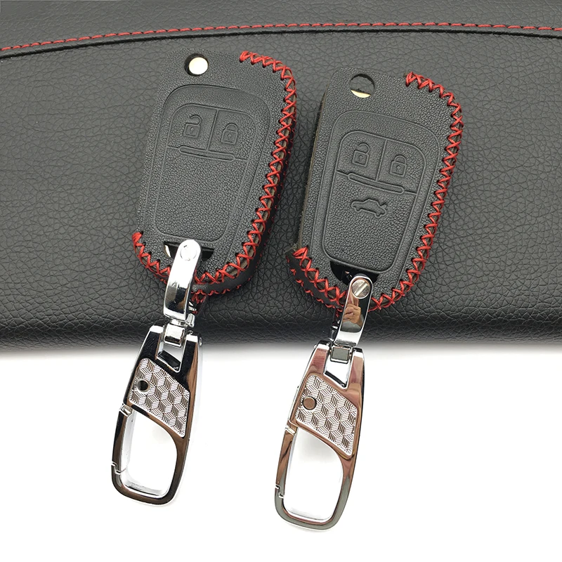 Модный стильный кожаный чехол для ключей Chevrolet Cruze fit Buick Opel Vauxhall Astra Corsa Antara Meriva
