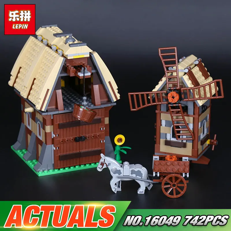 

Lepin 16049 Genuine 742Pcs Creative Series The Mill Village Raid Set 7189 Building Blocks Bricks Educational Toys As Funny Gifts