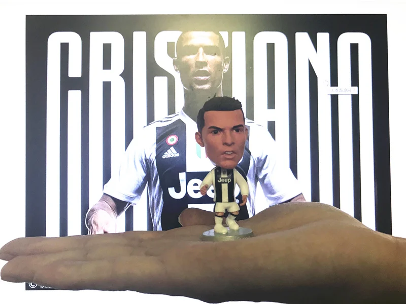 

[TOP] Collection Turin Cristiano Ronaldo Dybala Mandzukic model Action Figure Jersey Football star soccer game toy kids gift