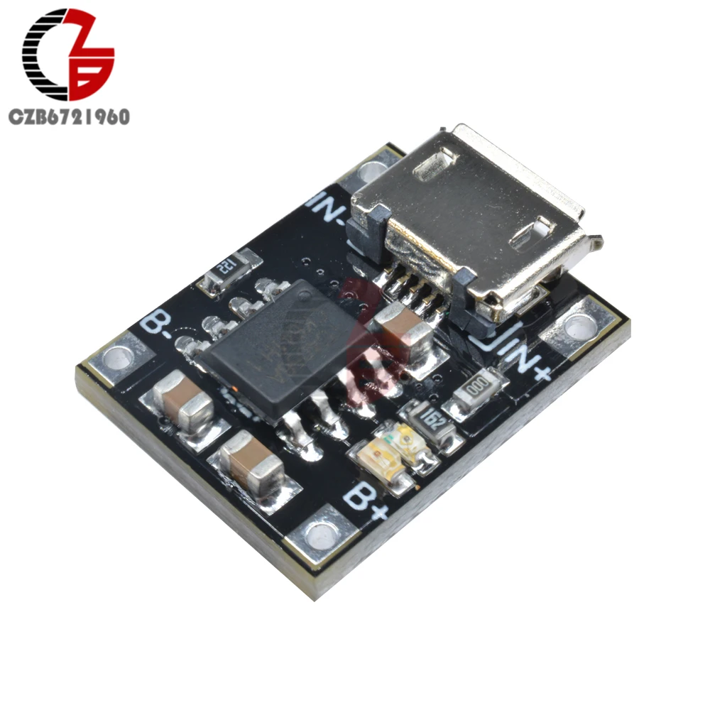 

10Pcs TC4056 DC 5V 1A Standalone Linear Lithium Battery Charging Charger Board Micro USB TP4056 for Smart Phone Power Bank
