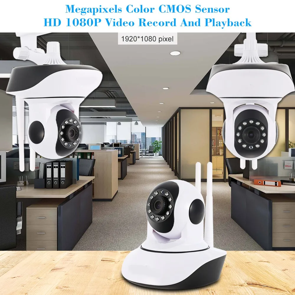 Home Security IP Camera Wireless Smart WiFi Camera WI-FI Audio Record Surveillance Baby Monitor HD Mini CCTV Camera