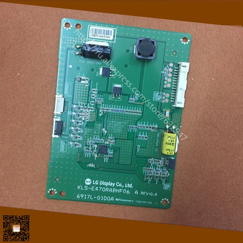 Для экрана LG используется плата постоянного тока 6917L 0100A KLS E470RABHF06 A REV: 0 4|board board|board