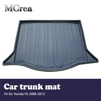 

MCrea Car Rear Trunk Mat Cargo Liner For Honda Fit 2th 2009-2014 Vehicle Trunk Carpet Boot Tray Anti-slip Floor Mat Accessories