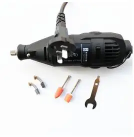 Lanxstar Dremel стильная электрическая шлифовальная машина, нефрит, оливковое дерево, инструмент для резьбы по корню, ручная дрель, вращающаяся гравировальная машина с переменной скоростью - Цвет: 110V US Plug Drill