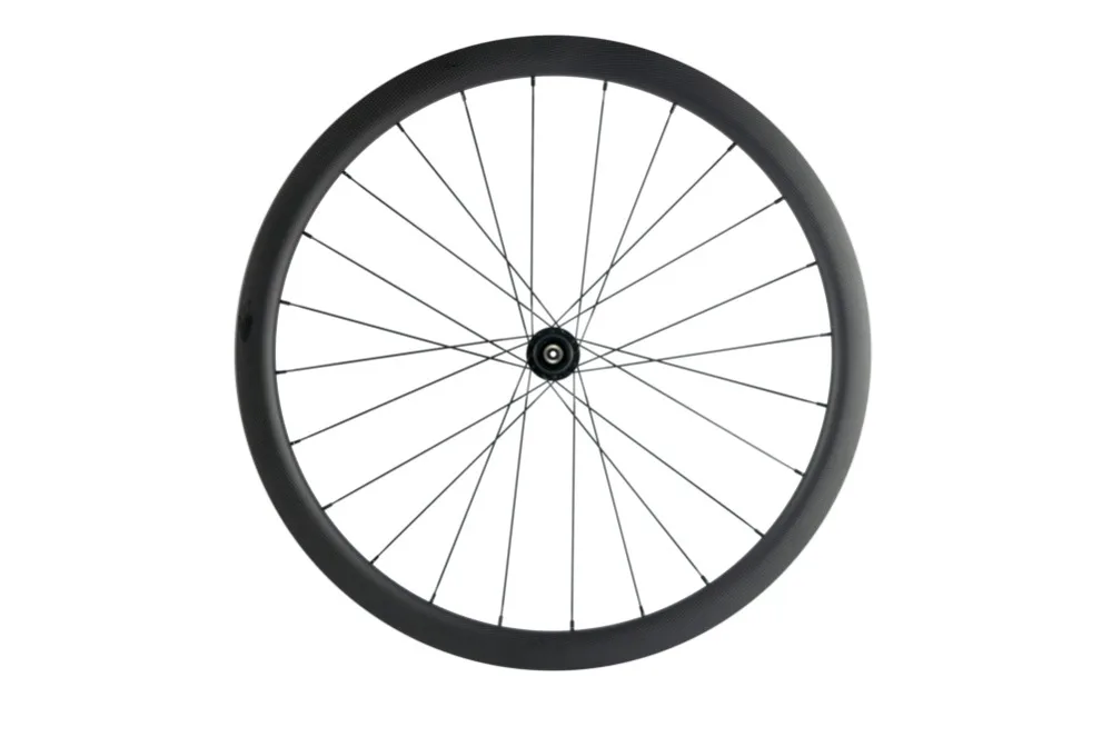 Карбоновые Колеса 700C Clincher дисковый тормоз Велокросс колеса велосипеда 45 мм центральный замок через ось