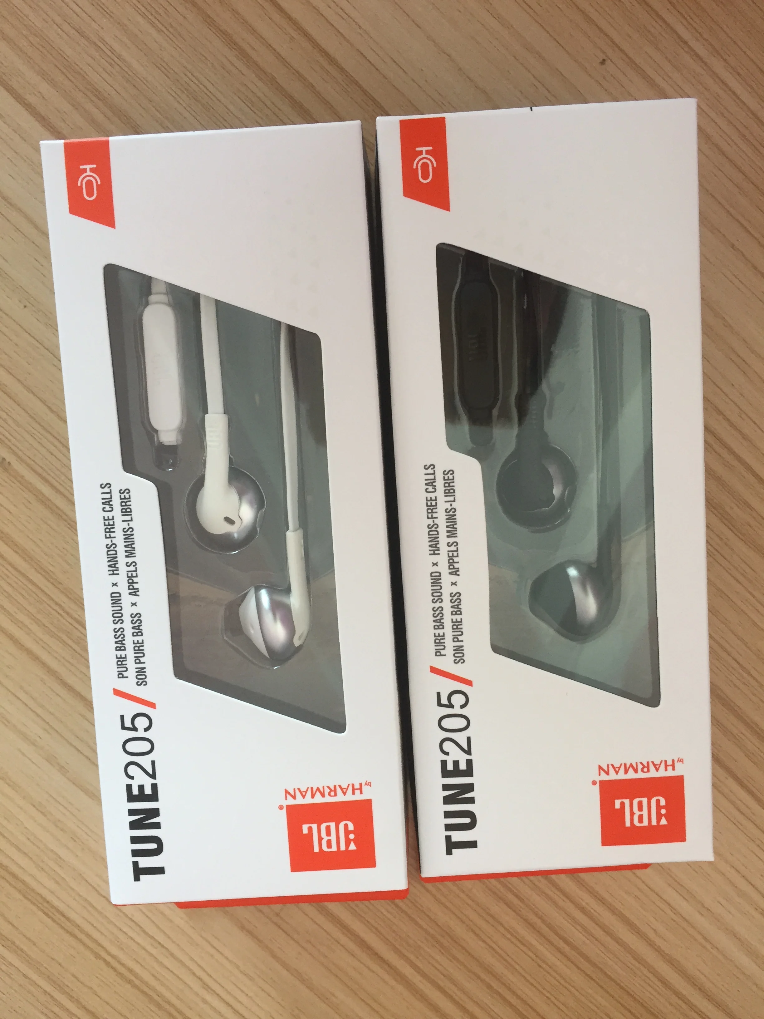 JBL T205 3 5mm Wired Headphones Game Music Sport Earphone Hands free with Mic For iPhone Android Smartphone Ear Phones fone